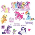New My Little Pony Movie Wall Decals Frienship Stickers Mlp Glitter Horses Decor