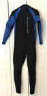 Deep See Mens Blue Black 3mm Back Zip Full Body Wetsuit Size Medium Scuba Diving