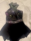 Women   s Figure Skating Dress Black Size Small