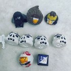 2012 Angry Birds Star Wars Death Star Jenga Parts Pieces Figures Die Launcher