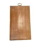 Vintage 1970s Aquarius Zodiac Wall Plaque Wood Hanging Decor Astrology Horoscope