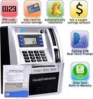 Talking Atm Piggy Bank Electronic Money Safe Toy
