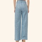 Women Sequined Denim Straight Leg Jeans Pants Size Us M 6 High Waist Ripped