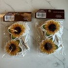 Sunflower Cupcake Picks Toppers Fall Autumn Cake Decorating Party- 48 Count