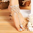 Fashion Love Heart Ankle Bracelet Foot Chain 925 Silver White Women Anklet Gift