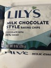 Lily s No Sugar Added Milk Chocolate Baking Chips 9 Ounce Gluten Free Kosher