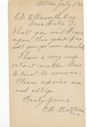 Utica  Ny July 11 1885 Fancy Handstamp Cancel On Postal Card