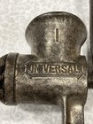 Vintage Universal No  1 Cast Iron Hand Crank Meat Grinder Made Usa