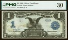 1899  1 Silver Certificate Pmg 30 Black Eagle Low Serial 310 Comment Free Fr226a