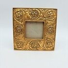 Vintage Burnes Ornate Gold Embossed Picture Frame Square Baroque Style 7   