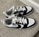 Nike Court Borough Low Recraft - Kids Size 5y - Black white  Excellent Condition