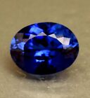 Blue Sapphire Natural 6 Ct Oval Certified Rare Sri Lanka Loose Gemstone