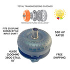 4l60e 4l65e 3800 Stall Torque Converter High Performance Lock Up 10  300mm