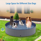 Foldable Dog Swimming Pool  Collapsible Hard Plastic  Portable Bath Tub For Pets