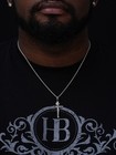 Real Solid 925 Sterling Silver Plain Inri Cross Jesus Crucifix Pendant Necklace