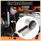 Auto Fuel Lines Heat Shroud 3 8  Id 3 2feet Aluminized Sleeving Insulated Shield