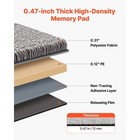 Carpet Tiles 18x18 Inch  10 Pack Carpet Square Rug Detachable   Damage-free  Sel