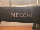 Vintage Necchi Bu Sewing Machine Head Italy Heavy Duty Black - Motor Runs As-is