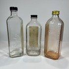  3  Embalming Bottles Dodge Esco Royal Bond Funeral Mortuary Undertaker