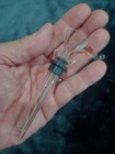 Two Piece Glass Downstem And Slide Bowl Set With Handle  12mm  Hookah Water Pipe