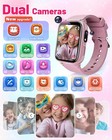 Smart Watch For Kids With 26 Games Girls Toys Age 6-8 Birthday Gifts For Girl   