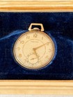Antique Hamilton 14k Gold Filled Pocket Watch Engraved Case Original Box Rare