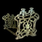 Antique Art Nouveau Sliding Brass Bookends