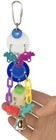 1562 Bonka Bird Toys Triple Play Parrot Toy Cages Cockatiel Conure Budgie