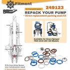 249123 For Graco Airless Paint Sprayer 7900 2030 200 Pump Repair Kit 249-123    