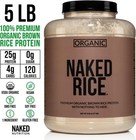 Naked Nutrition Rice - Organic Brown Rice Protein Powder - 76 Servings