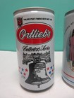 Lot Of 6 Flat Top Beer Can Banks Point Ortliebs German Dutch Ohioans Old Export
