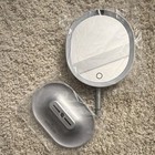 Impressions Vanity Led Lighted Magnifying Oval Tabletop Mirror Silver