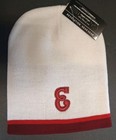 Kansas City Monarchs Negro Leagues Knit Beanie White Winter Hat