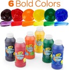 Crayola Washable Finger Paints  6ct   Toddler Paint Set  Nontoxic Finger Paint