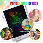 Kid s 13 5  Colorful Lcd Writing Tablet Drawing Board Erasable Notepad Xmas Gift