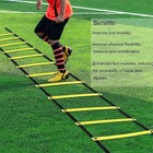 Rung Agility Speed Training Ladder Footwork Fitness Football Workout Trainer