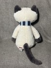 Dan Dee Winter Gray   White Cat With Scarf 16  Plush Toy  2025