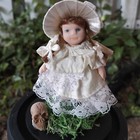 Miniature 1 12th Scale Posable Porcelain Victorian Little Dollhouse Girl