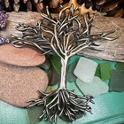 New Solid Pewter Tree Of Life Brooch Scottish Celtic Irish Large Kilt Tartan Pin