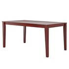 Farmhouse Dining Table Antique Berry Cherry Wood 36x60in