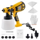 800w High Pressure Corded Electric Paint Sprayer 1400ml Hvlp Spray Paint Gun Us