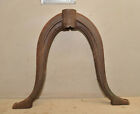 Cast Iron Stand Bell Industrial Base Collectible Lamp Table Bracket Antique H1