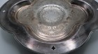 Vintage Silver Plate Foot Tray By Viking Plate 10 5  X 9 25  X 2 