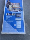 New Vintage Farmhouse Dura Craft Fh 505 Miniature Wooden Doll House Kit 8 Room