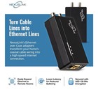 G hn Ethernet Over Coax Adapter Kit - 2000mbps Network For Unused dark Coax  g 