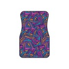 90s Mini Truck Custom Car Mat Retro Airbrush Tribal Graphic Floor Mat Set Of 4