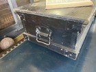 Old Antique Pine Chest  Vintage Wooden Storage Trunk  Blanket Box  Coffee Table 