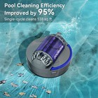 Poolease X1-p6 Cordless Pool Cleaner Robotic Pool Vacuum 3500 Gph Ipx8 Safety