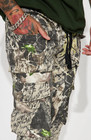 Novamen Cargo Pants Sz L Camo Tree Print Jogger Snap Pockets Streetwear Nwot
