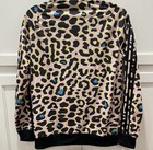 Adidas Originals Pink Leopard Print Track Jacket Youth Size Xl